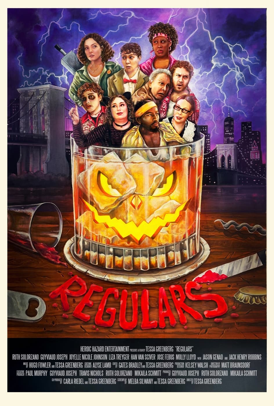 REGULARS poster art